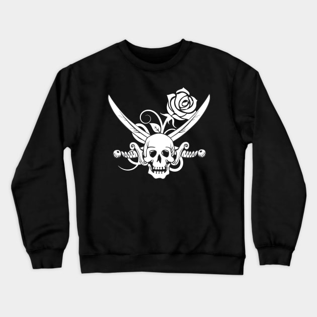 pirate rose sword Crewneck Sweatshirt by sirazgar